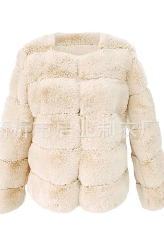 Imitation Fox Fur Coat