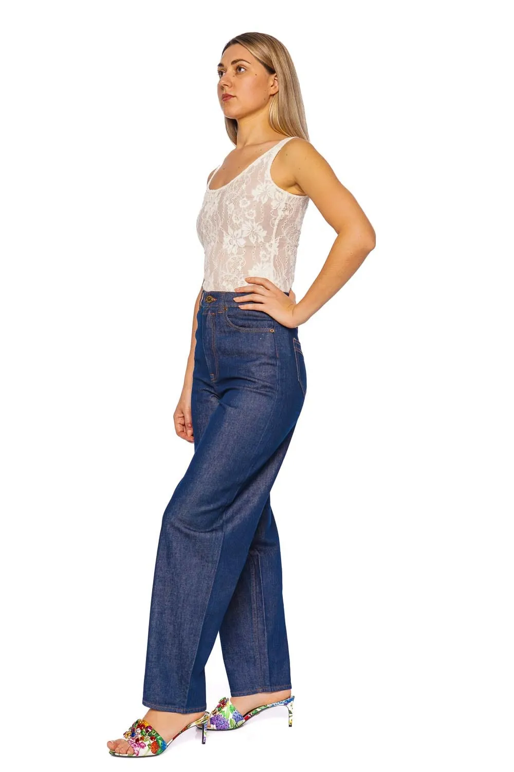 Ink Barrel Leg Stretch Denim Jean