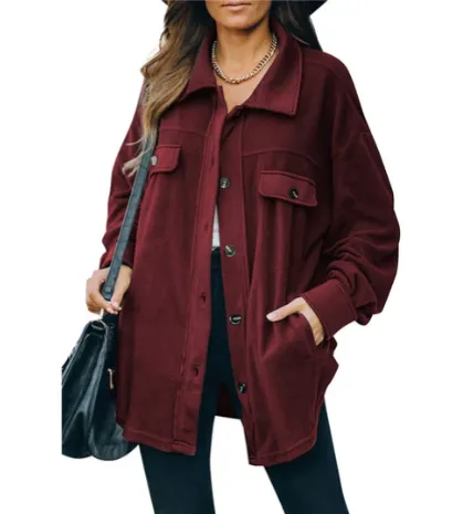 Isabella Fleece Jacket with Buttons
