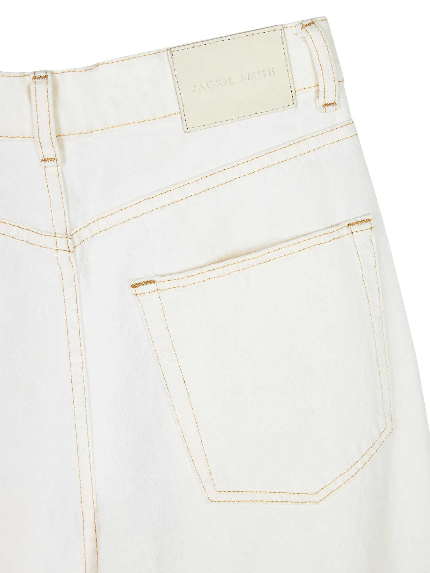 Italian Denim Relaxed Wide- Leg Jeans