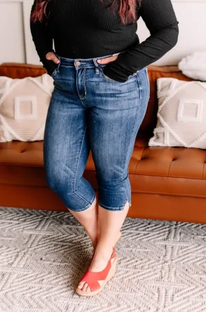 It's High Time Judy Blue Capri Jeans