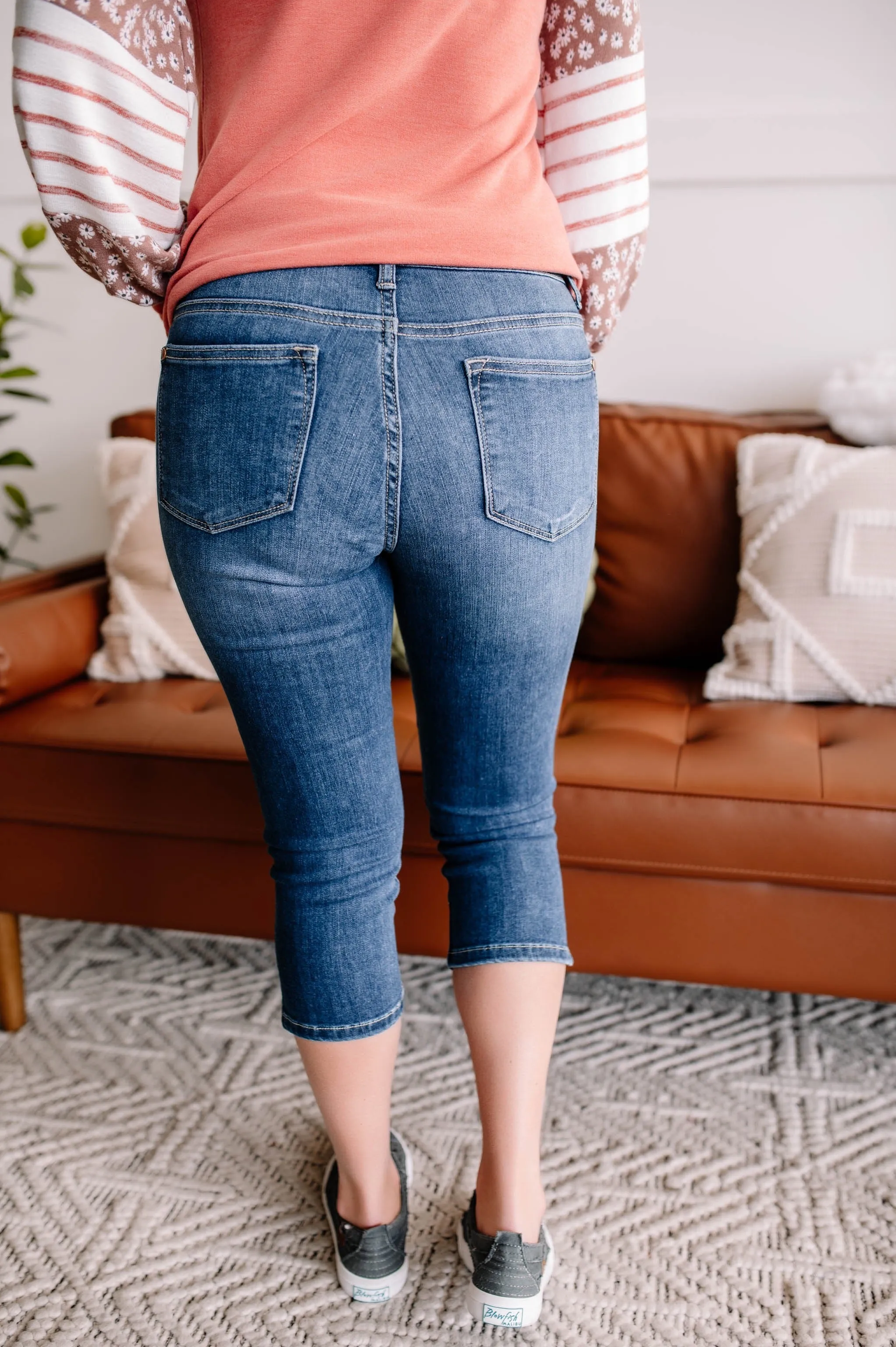 It's High Time Judy Blue Capri Jeans