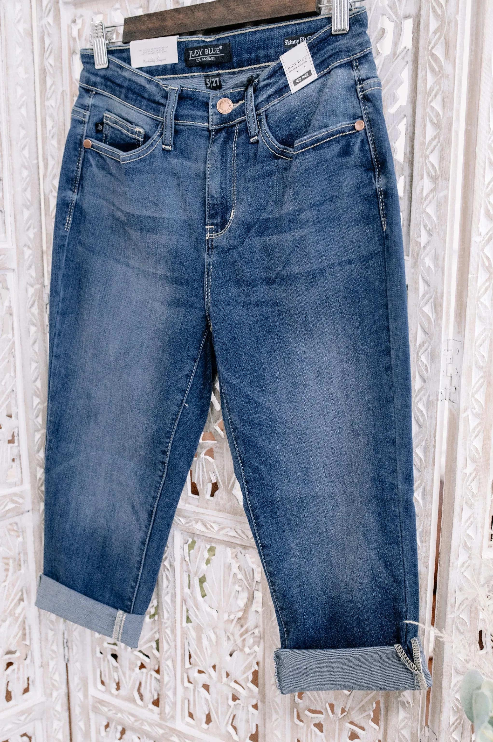 It's High Time Judy Blue Capri Jeans