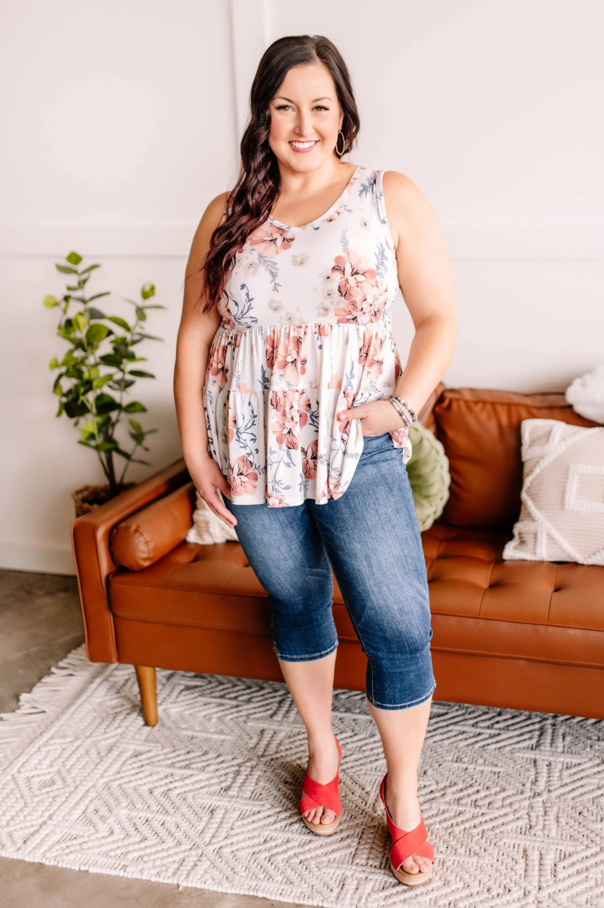 It's High Time Judy Blue Capri Jeans