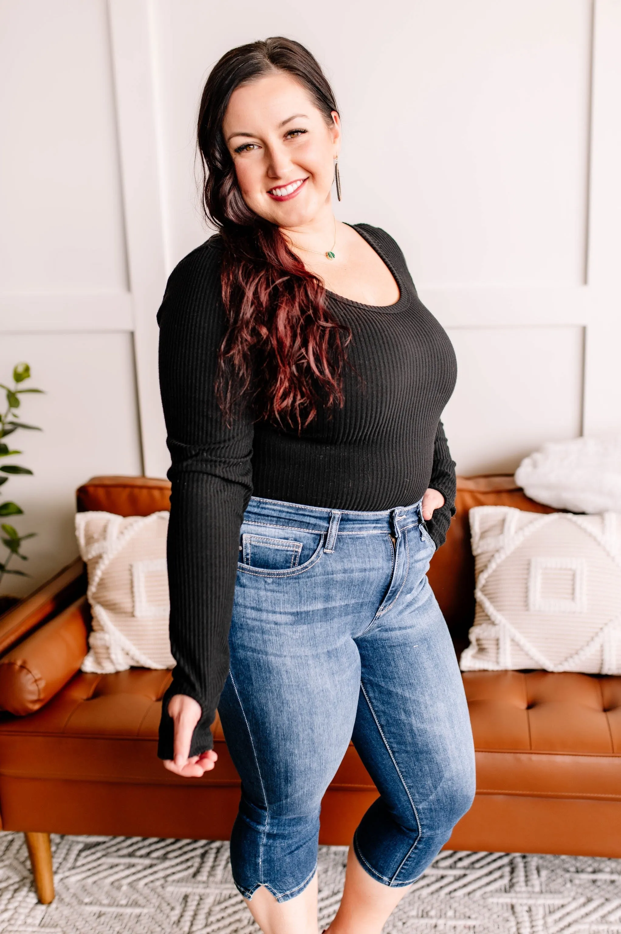 It's High Time Judy Blue Capri Jeans