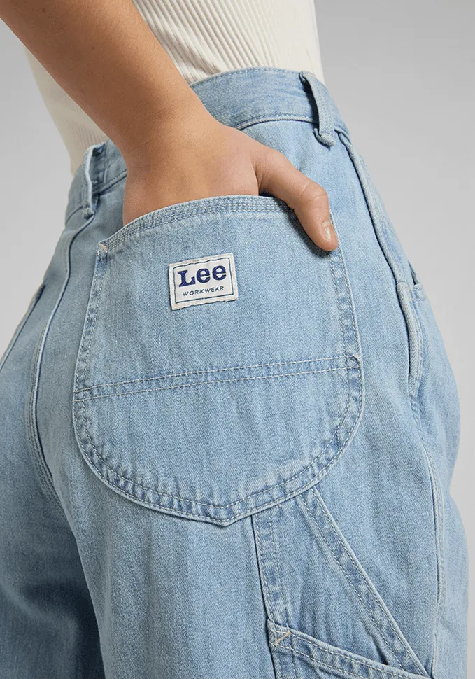 Jeans Mujer Tiro Alto Carpenter Relaxed Fit Light Robin