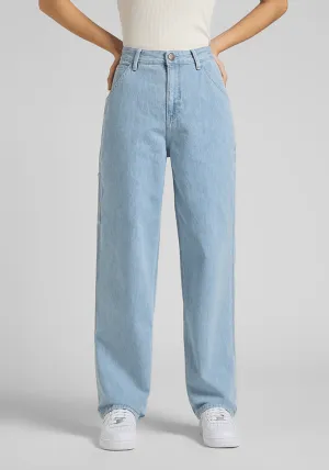 Jeans Mujer Tiro Alto Carpenter Relaxed Fit Light Robin
