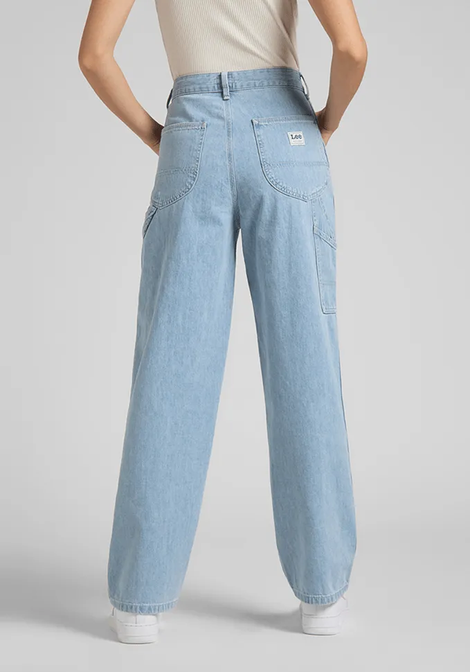 Jeans Mujer Tiro Alto Carpenter Relaxed Fit Light Robin