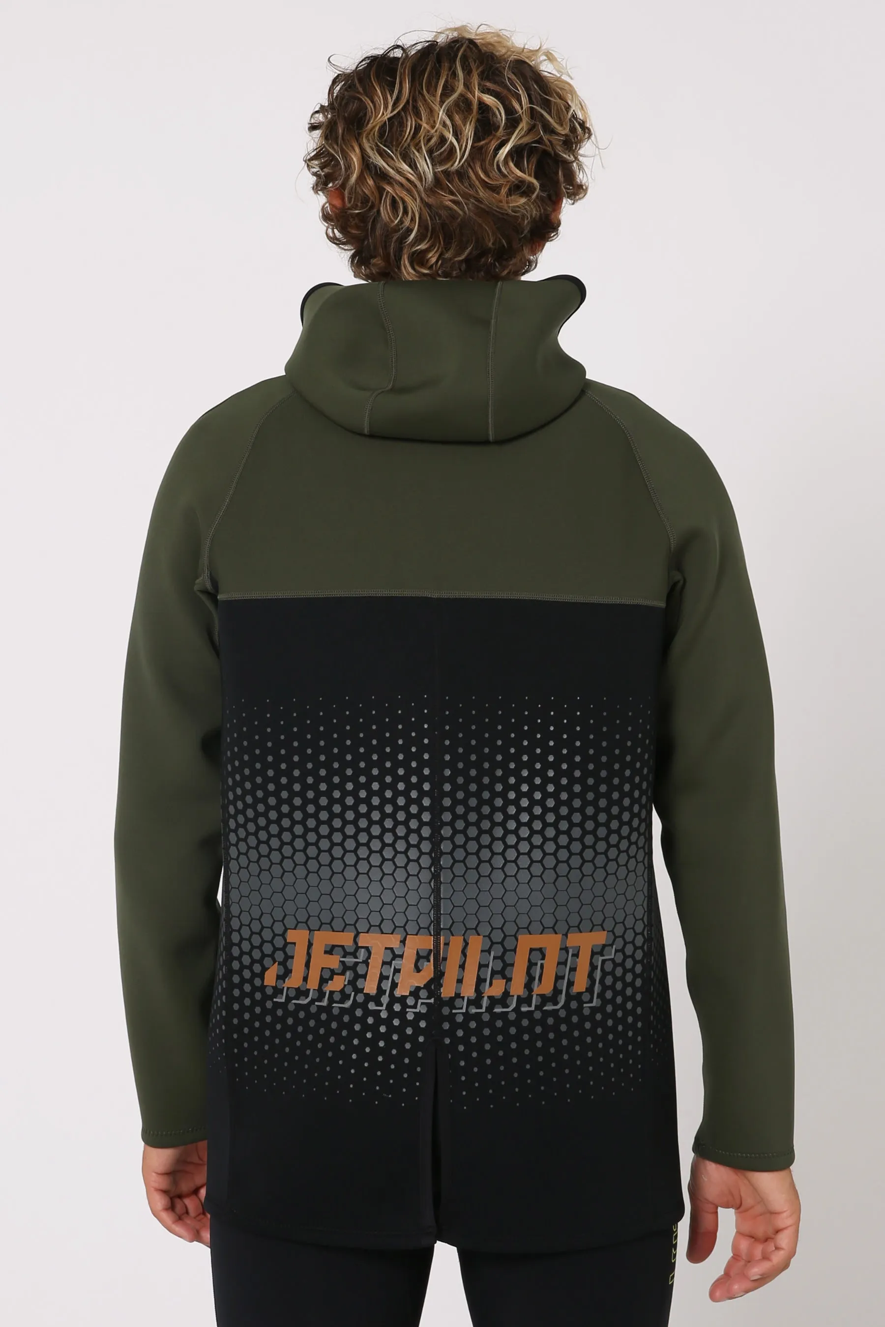 Jetpilot Flight Mens Hooded Tour Coat - Sage