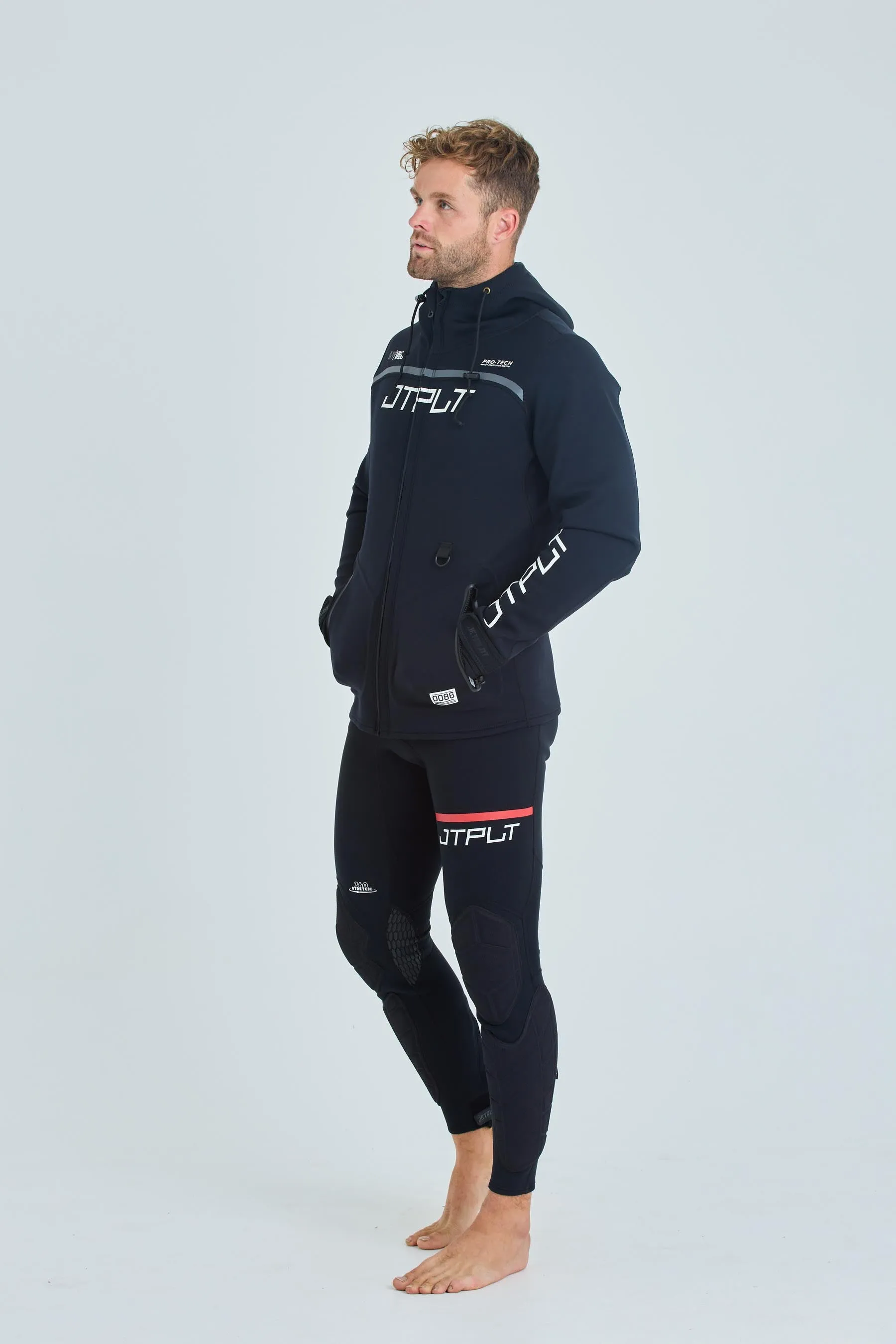 Jetpilot RX Vault Mens Tour Coat - Black/White