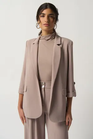 Joseph Ribkoff Latte Notched Collar Blazer Style 233038