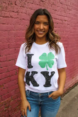 Kentucky Charm Graphic Tee • White