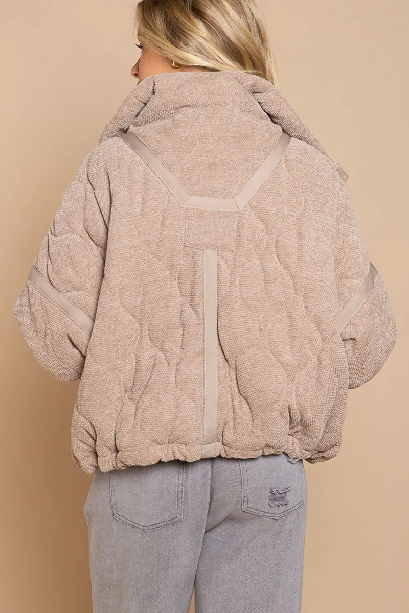 Knit Quilt Jacket