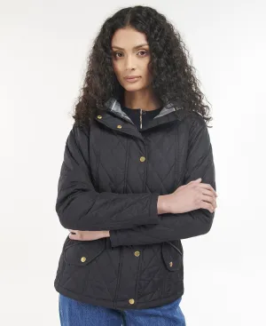 LADIES BARBOUR MILLFIRE QUILTED JACKET - NAVY