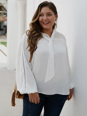Large Size Women's Autumn and Winter Long-sleeved Solid Color Tops