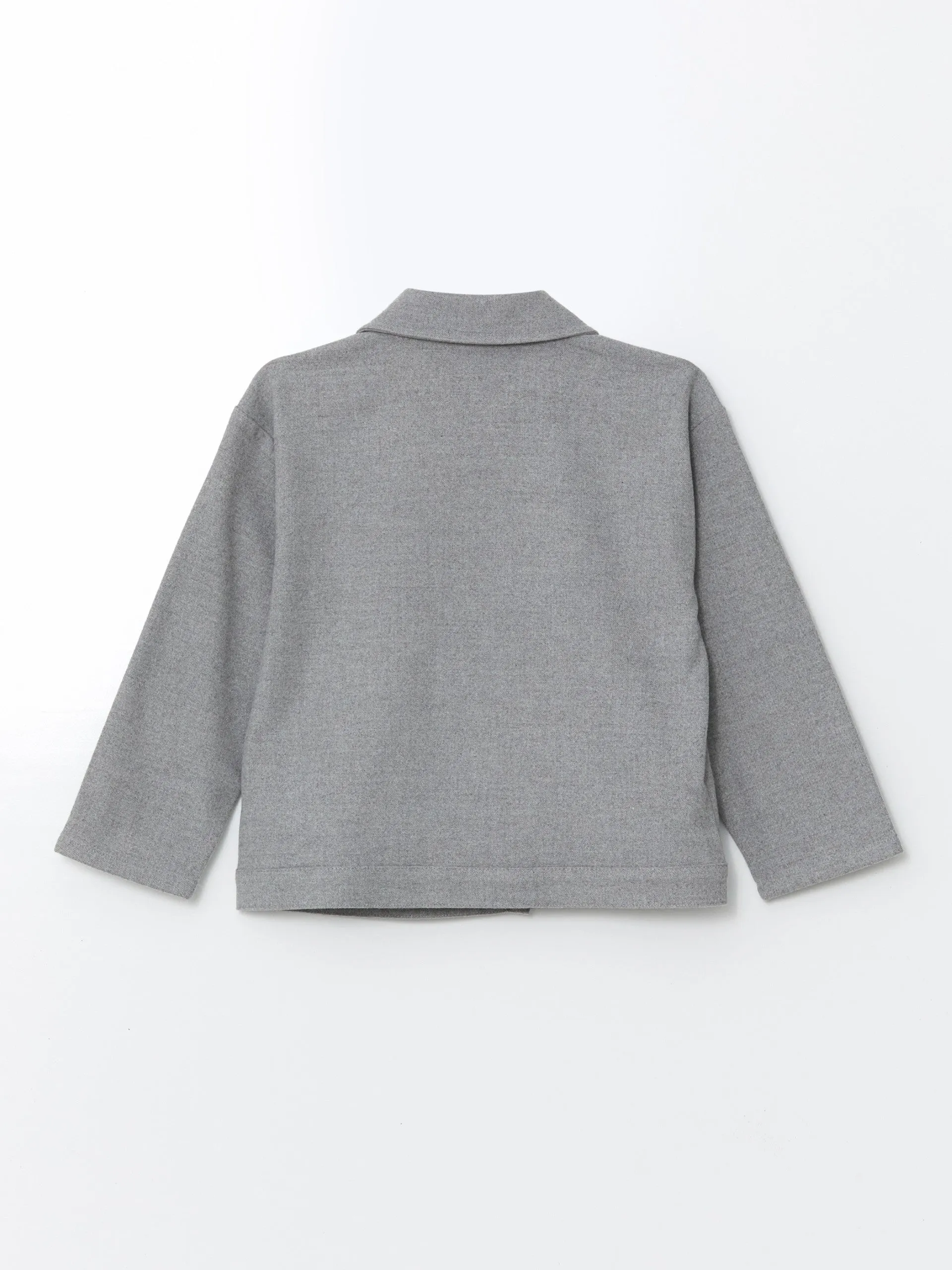 Lcw Kids Gray Long Sleeve Basic Girl Jacket