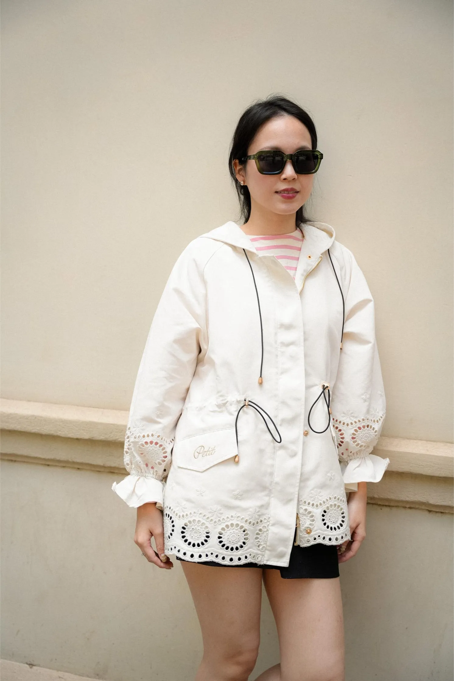 LE COOL PARKA IN MERINGUE