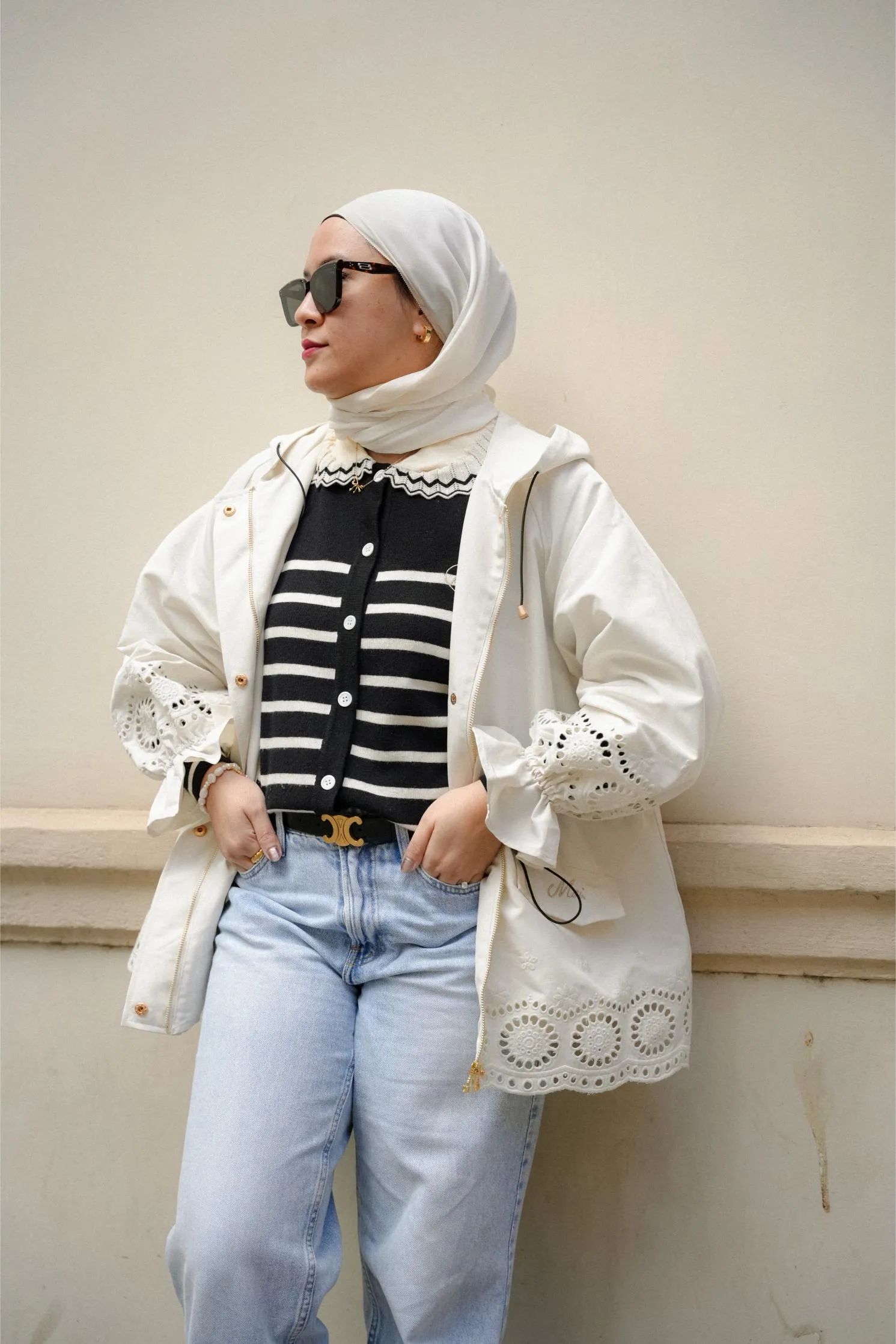 LE COOL PARKA IN MERINGUE