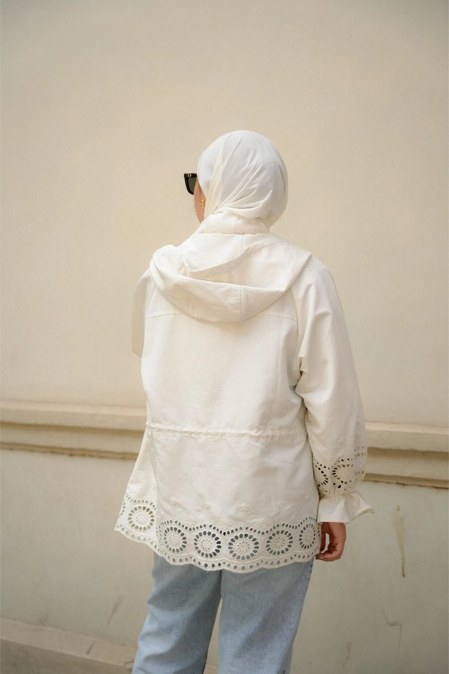 LE COOL PARKA IN MERINGUE