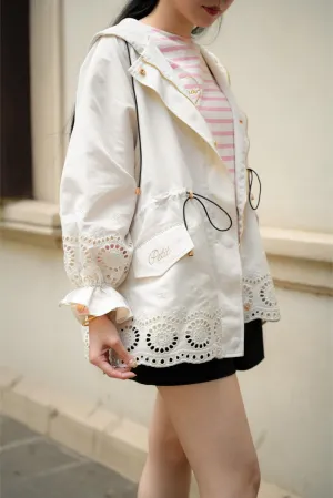 LE COOL PARKA IN MERINGUE