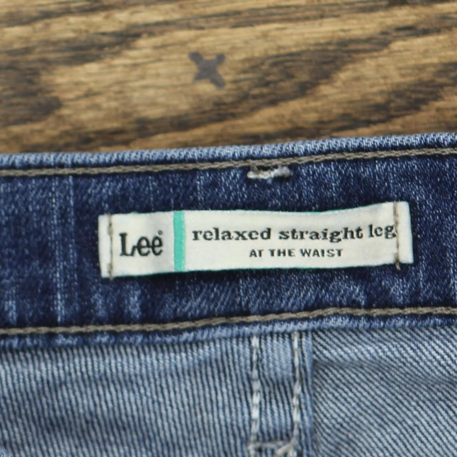 Lee Womens Relaxed Straight Leg Jeans 1670579e52a5ed Blue 10 Short