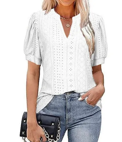 LESLEY | Elegant Top Short Sleeved Women