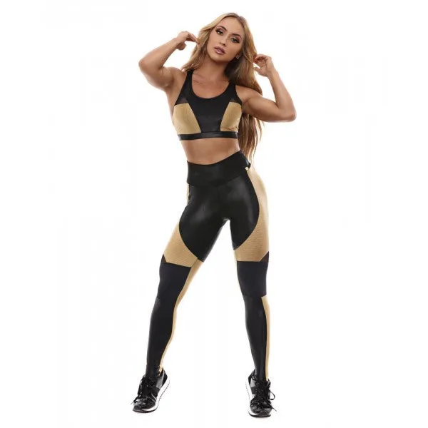 Let's Gym Top Attitude - Gold