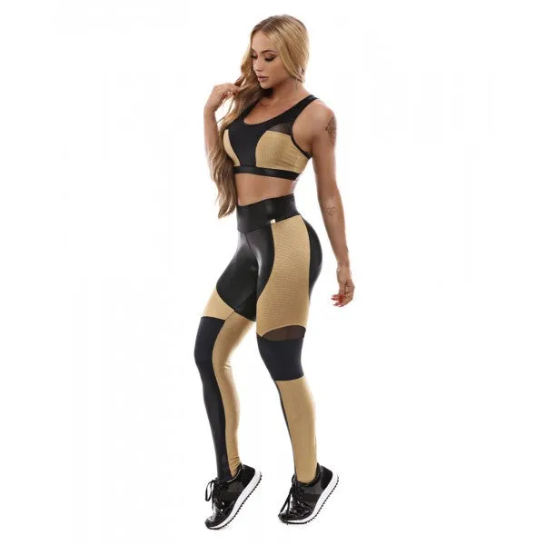 Let's Gym Top Attitude - Gold