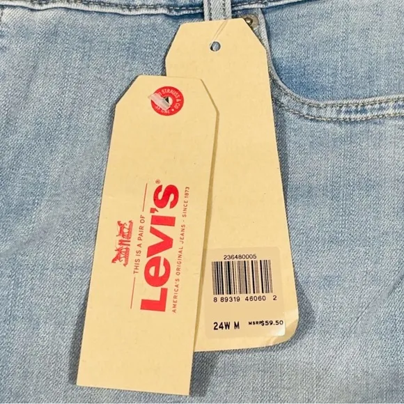 Levi's Women’s Denim Jeans Size 24W NWT