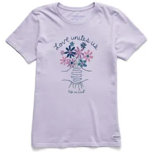Life Is Good Women's Tee, Lilac Purple (Size M)