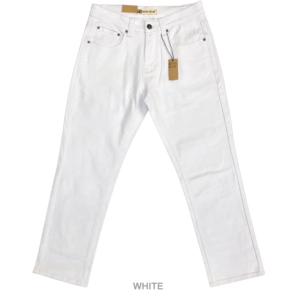 Light Wash Straight Fit Jeans – Flexible Stretch Denim for Daily Wear