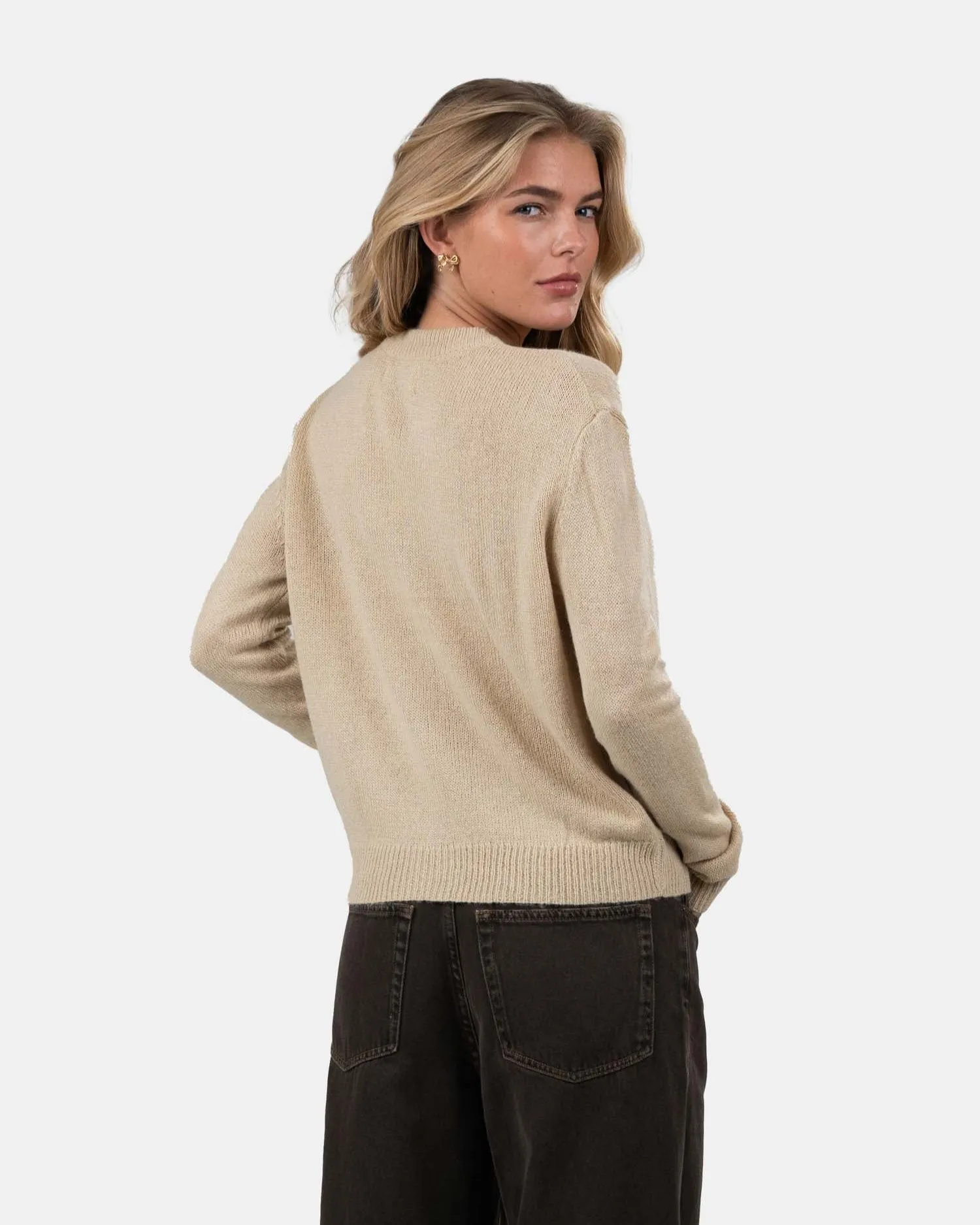 Light Weight Cardigan Beige