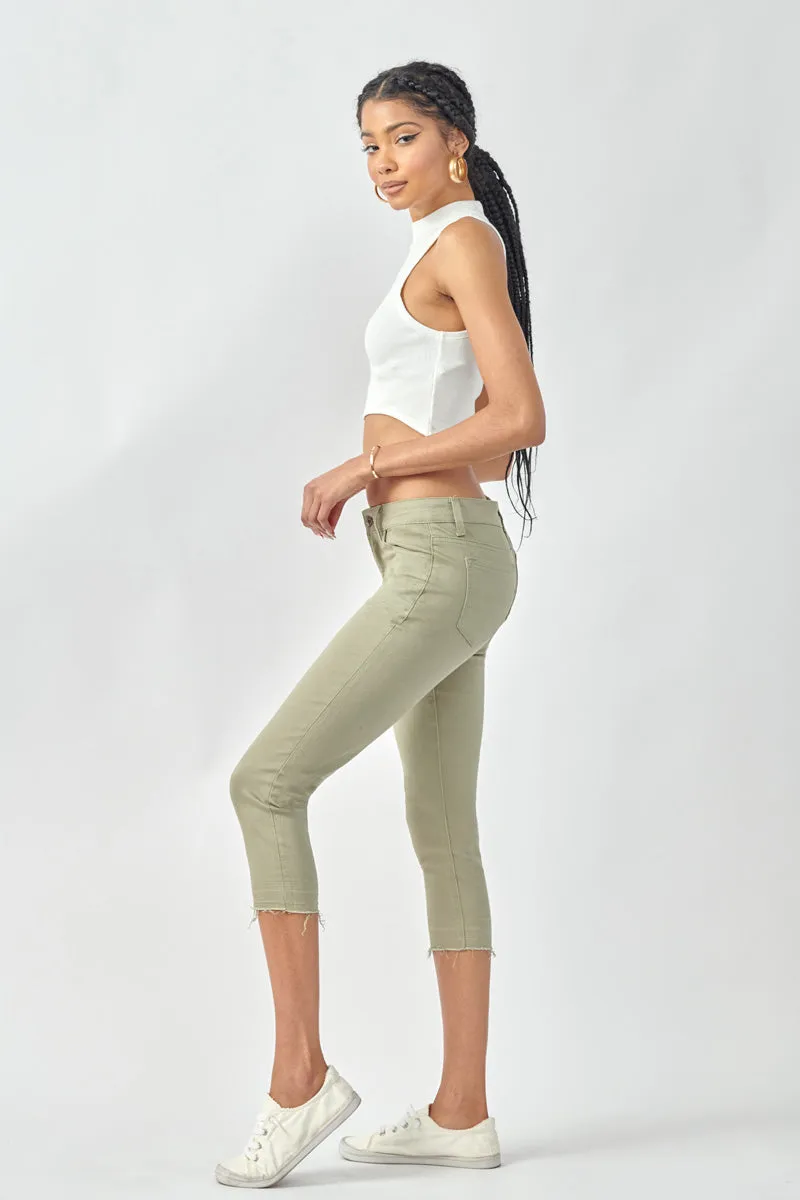 Lilian Mid Rise Capris