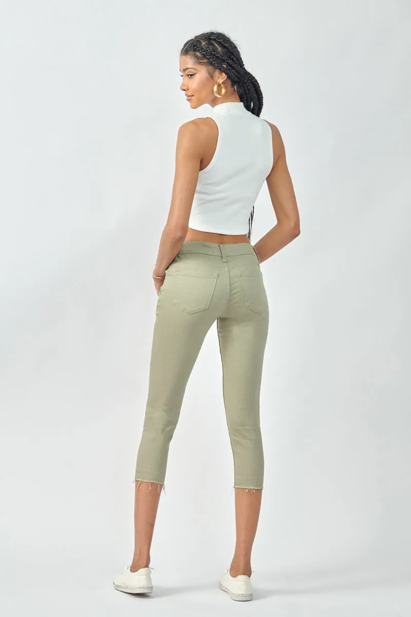Lilian Mid Rise Capris