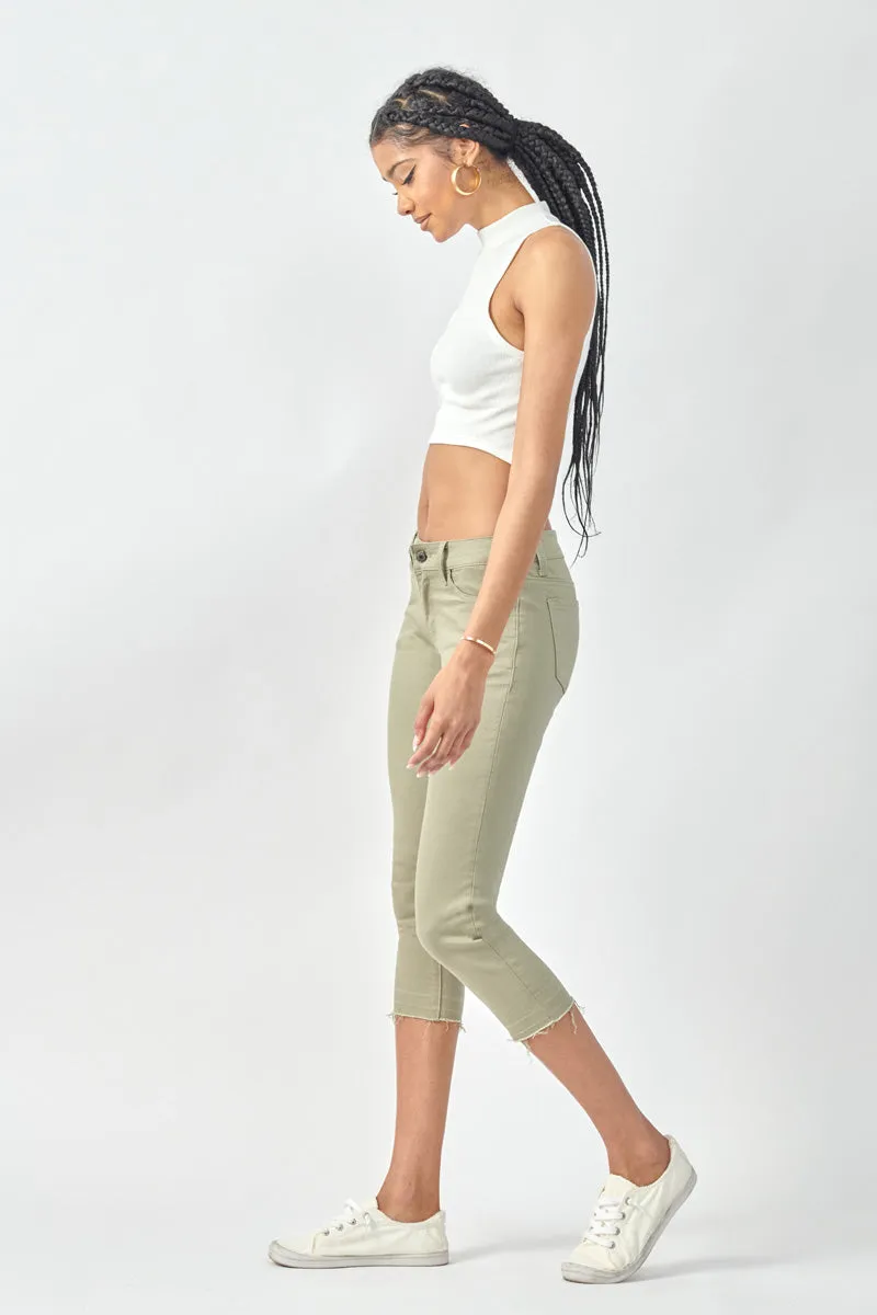 Lilian Mid Rise Capris