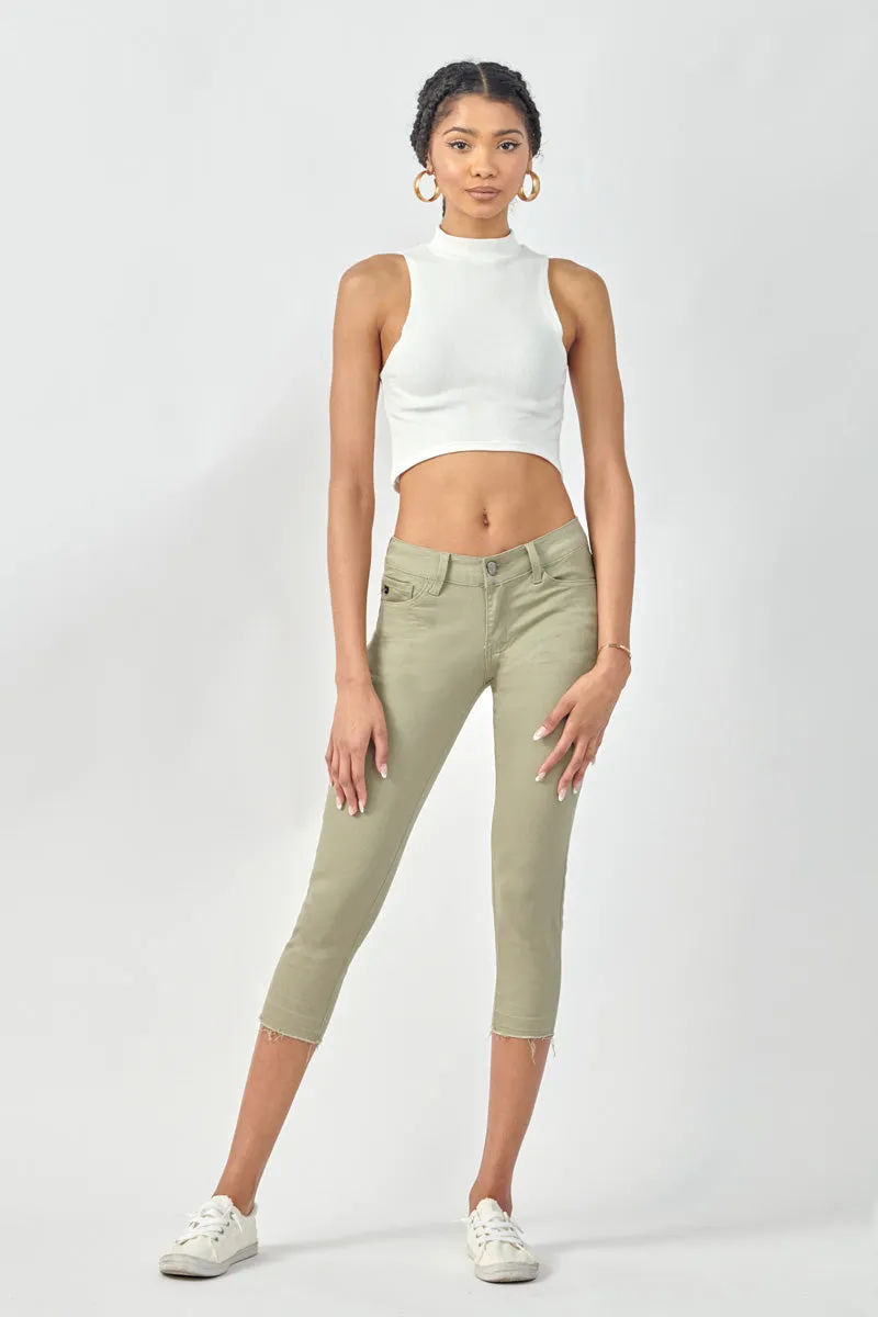 Lilian Mid Rise Capris
