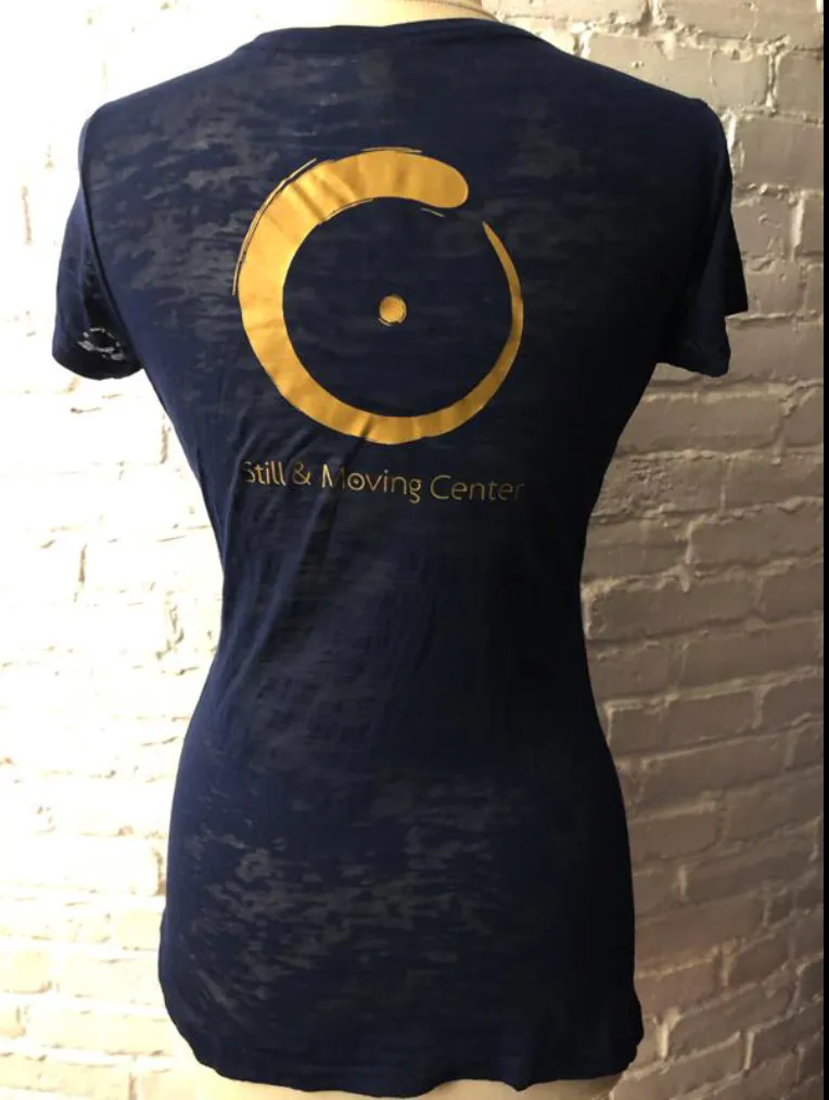 [Lily Lotus] Tops: Burnout V-neck with SMC original Logo オリジナルロゴTシャツ