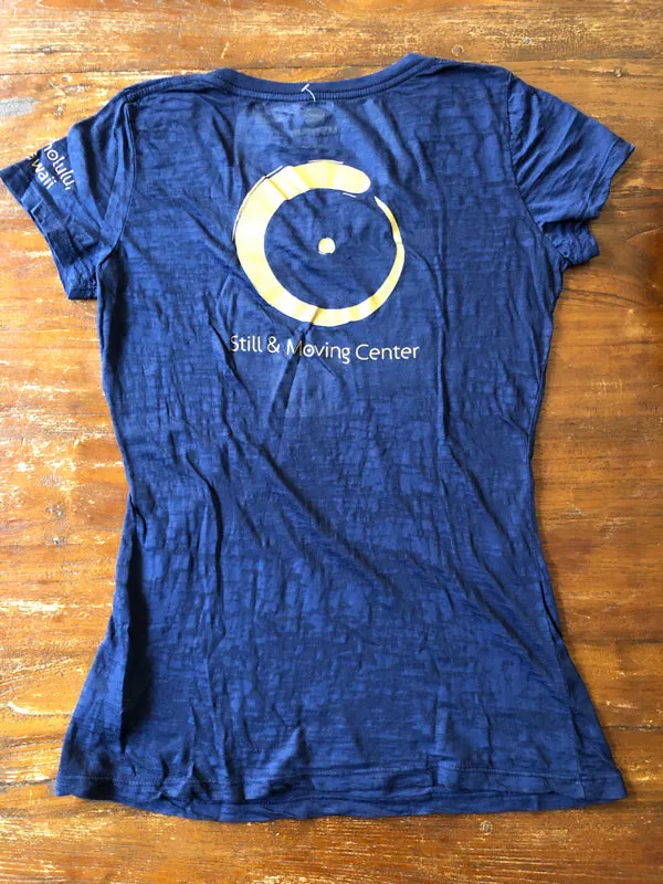 [Lily Lotus] Tops: Burnout V-neck with SMC original Logo オリジナルロゴTシャツ