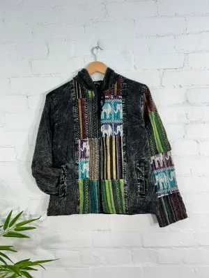 Lined Zip Hood Top