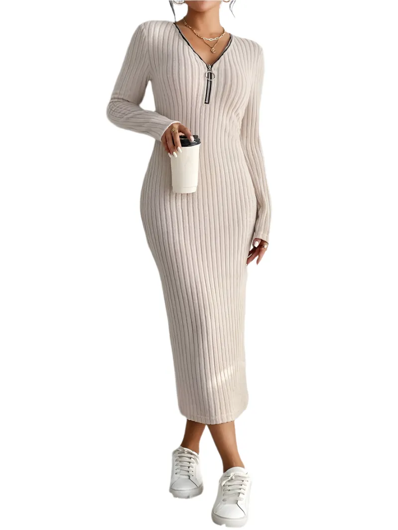Lisa – Elegant Women's Dress with Zip