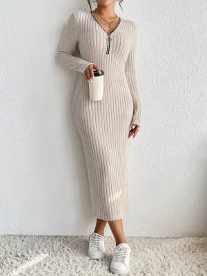 Lisa – Elegant Women's Dress with Zip