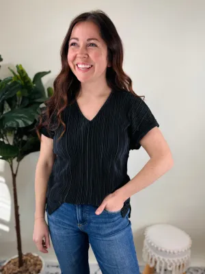 Live For It  Elegant Stripes Top