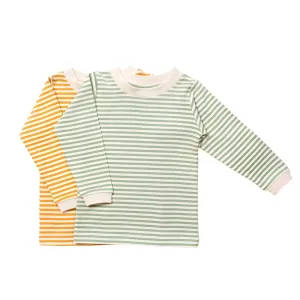 Long Sleeve Top - Gold or Soft Green