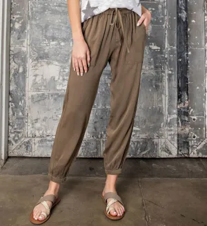 Look At Me Now Mineral Washed Joggers-2 Colors Available