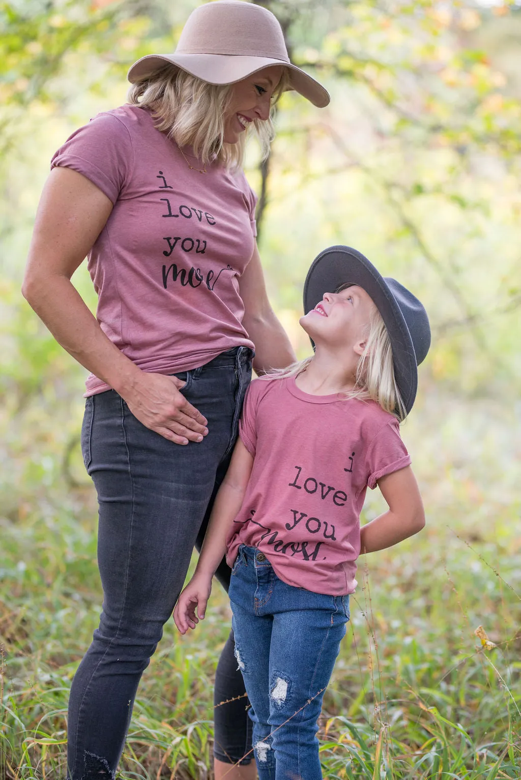 Love You More, Love You Most Matching Tees / Mommy and Me/ Sissy and Me