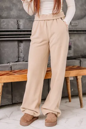 Lucy Fleece Pants | Nude