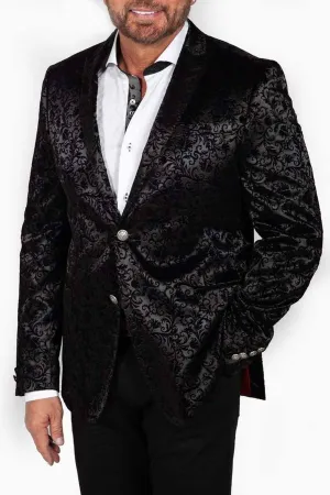 Luxury Paisley Black Jacket