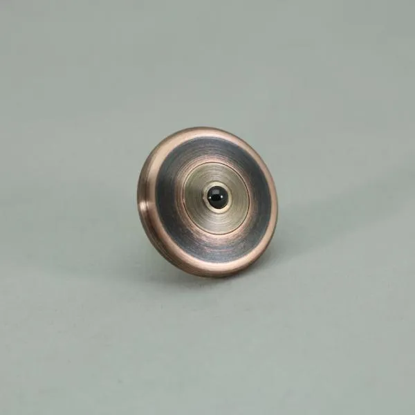 M3 -Antique Copper & Phosphor Bronze Spinning Top #1