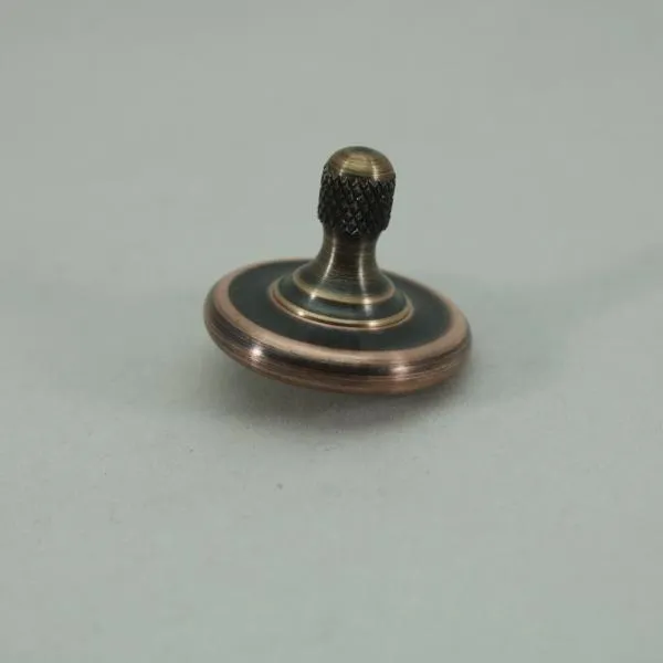 M3 -Antique Copper & Phosphor Bronze Spinning Top #1