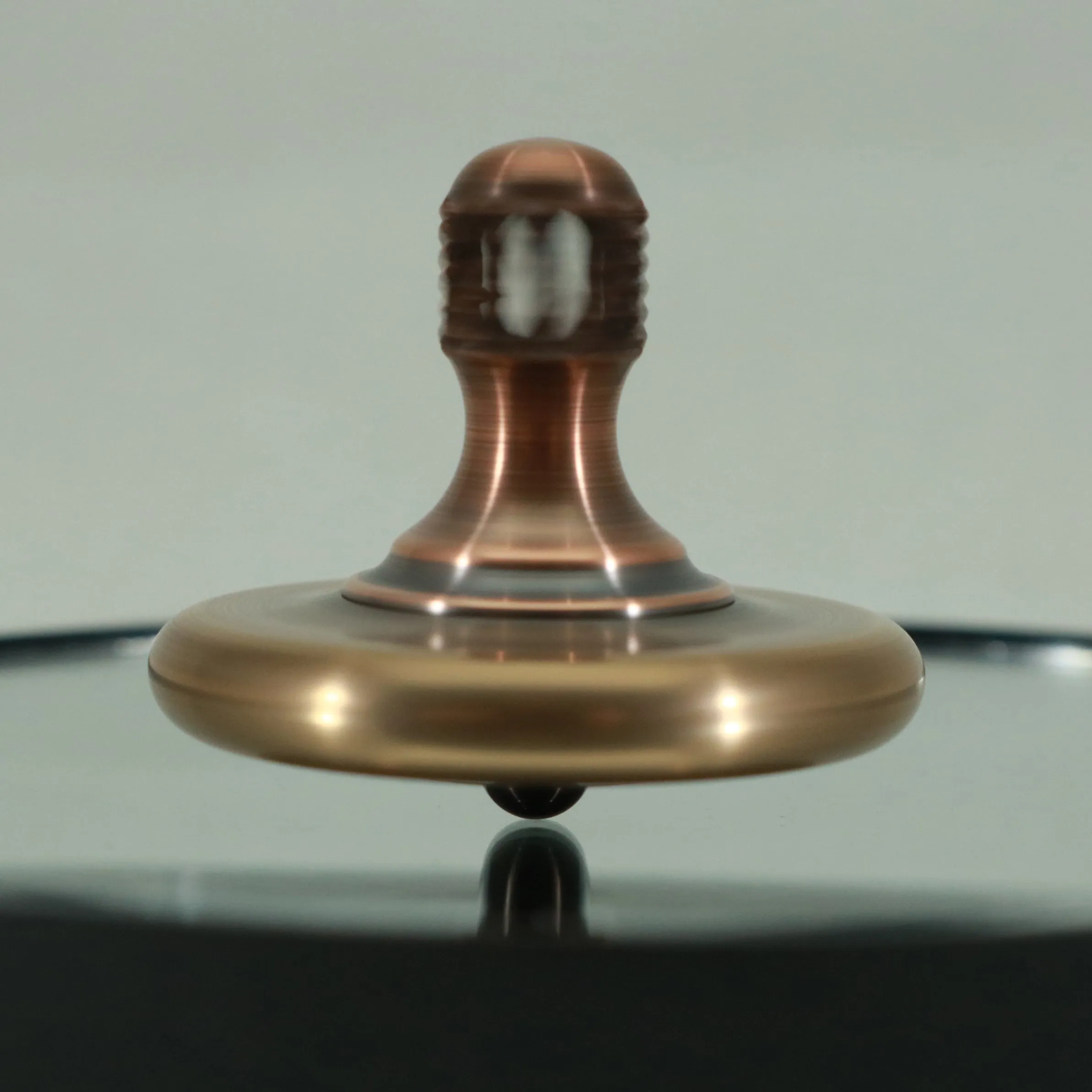 M3 - Antique Phosphor Bronze  & Copper Spinning Top #2